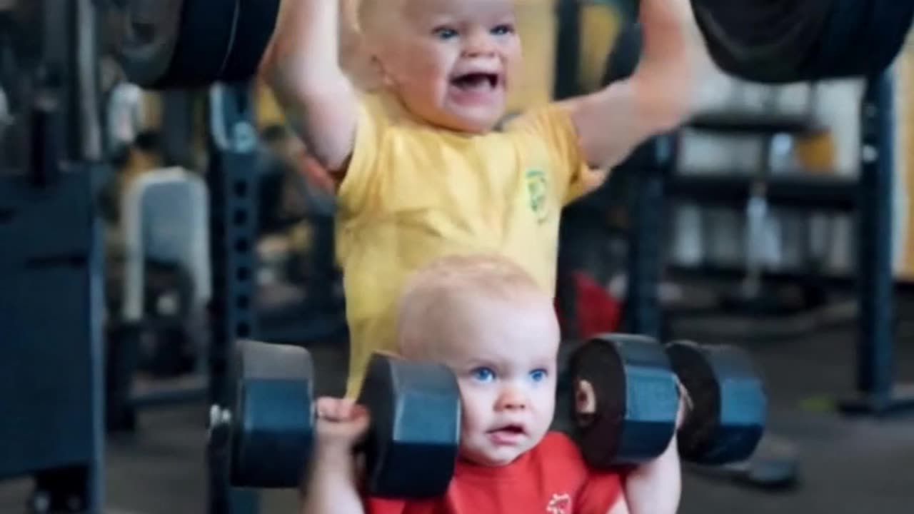 just me and my bro hitting it at the gym