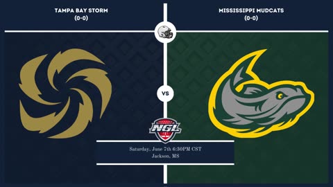 Tampa Bay Storm vs. Mississippi Mudcats | National Gridiron League