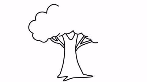 How To Draw A Tree Easy