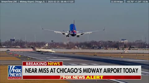 February 25, 2025 - Near Miss at Chicago's Midway Airport