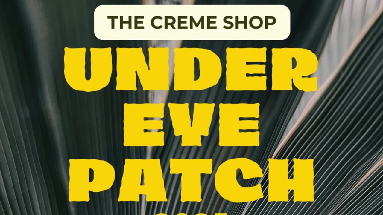 The Creme Shop How Do Eye Look? Hydrogel Under-Eye Patch