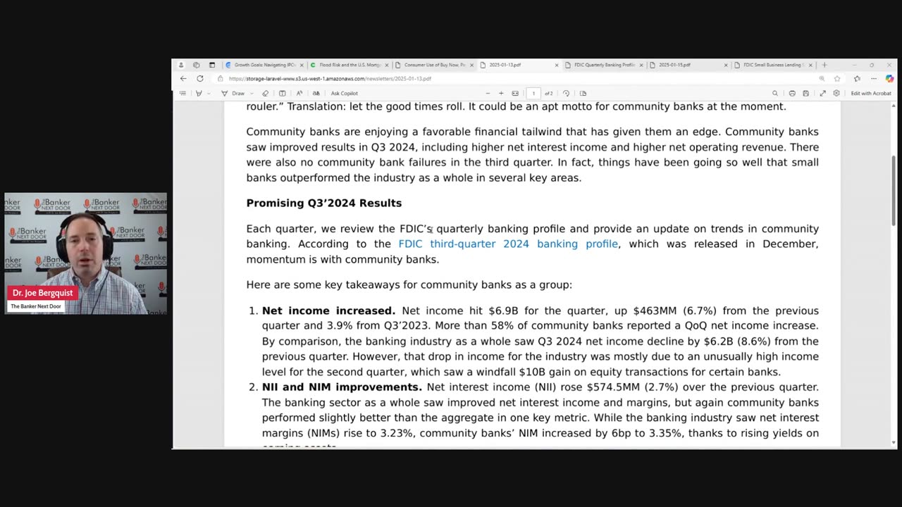 Episode 303: A look at the FDIC Q3 2024 banking profile