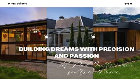 Crafting Dreams with Precision: M Paul Builders