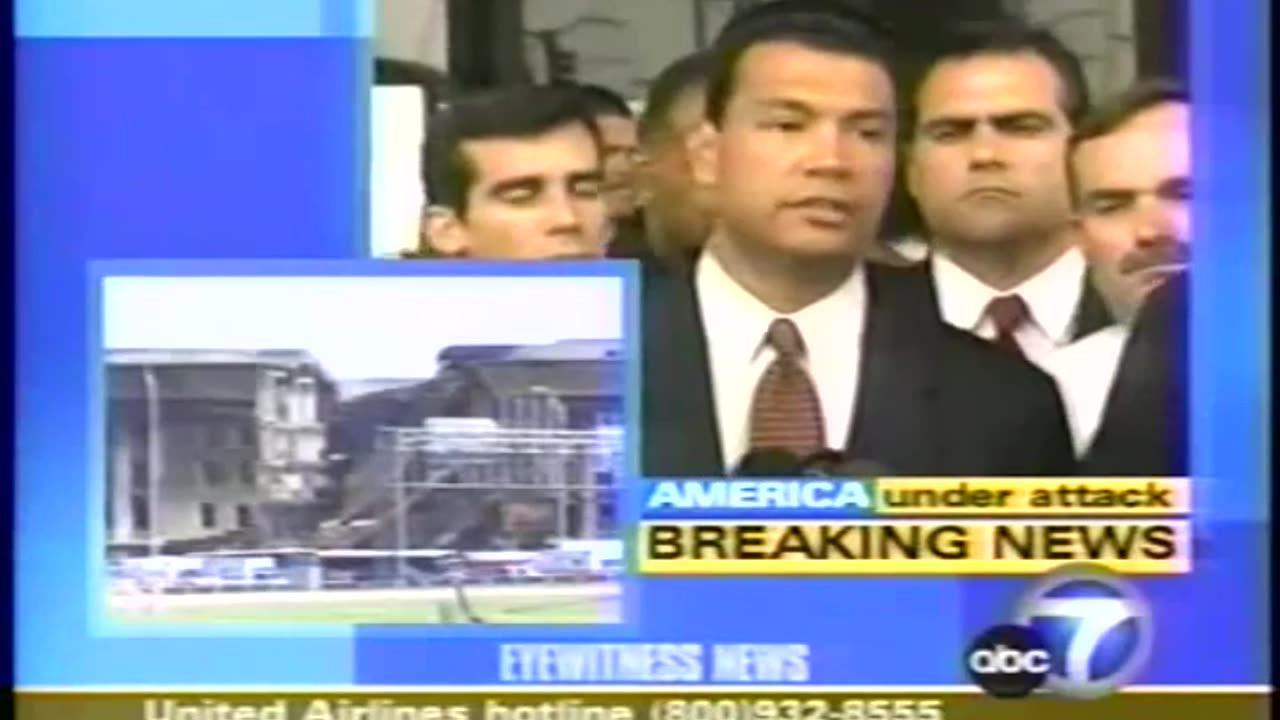 911 Rare KABC Los Angeles ABC7 News Afternoon Coverage Part 11