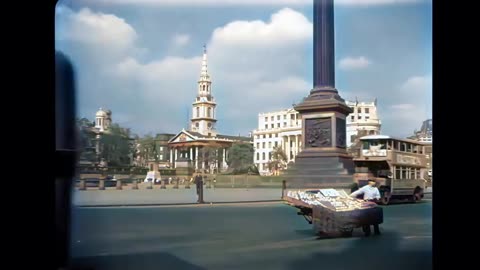 London’s Wartime Spirit: WW-II in Stunning Color – A Rare Glimpse!