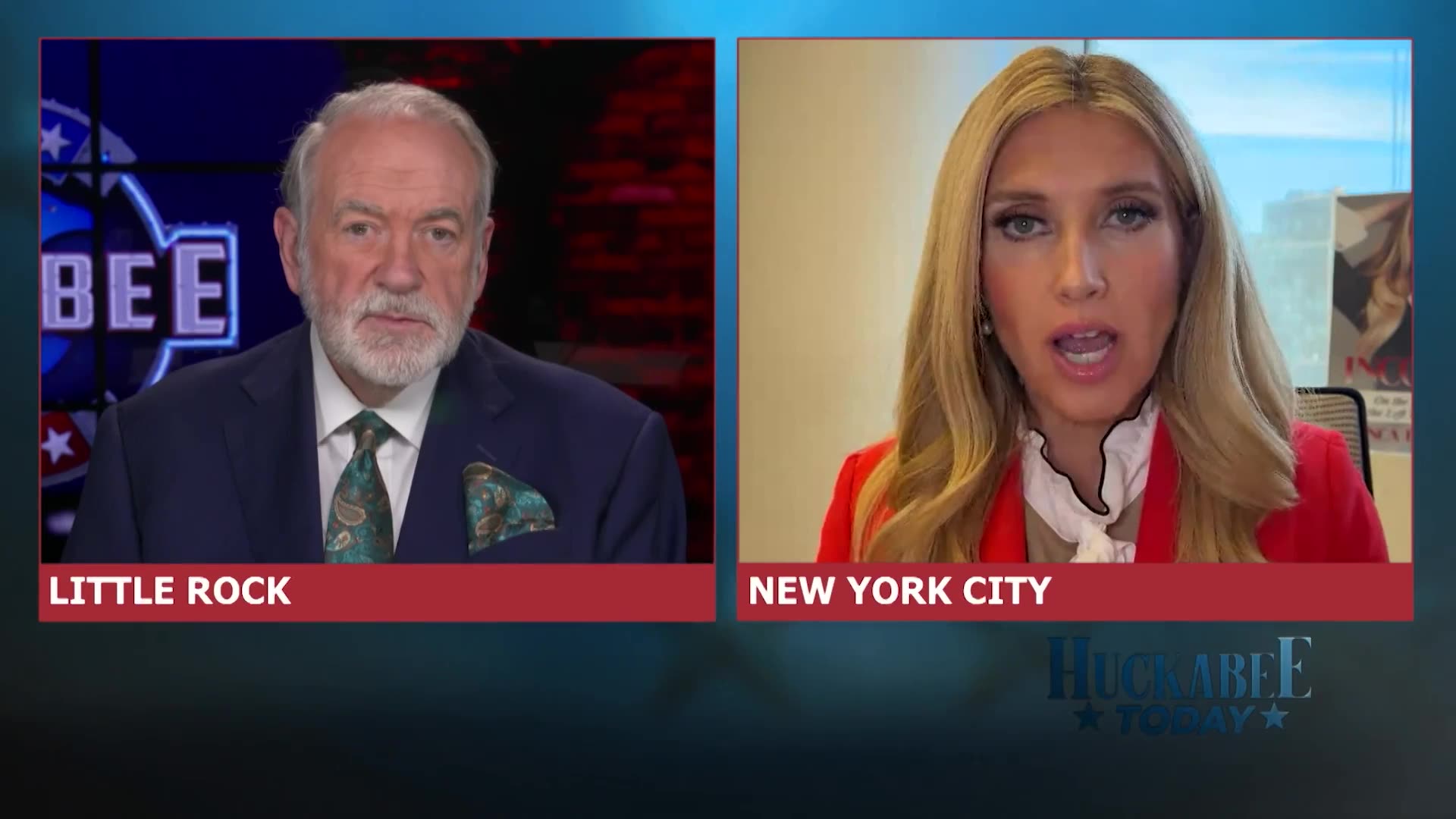 Huckabee with Bianca de la Garza