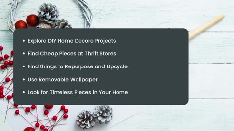 Tips For Affordable Home Decor Ideas