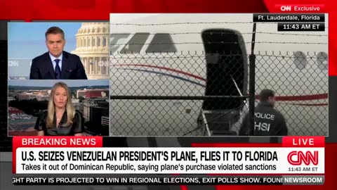 President of Venezuelas plane was seized by United States