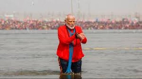 PM Modi Takes A Holy Dip At Triveni Sangam In Maha Kumbh