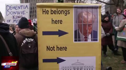 People march in Washington DC