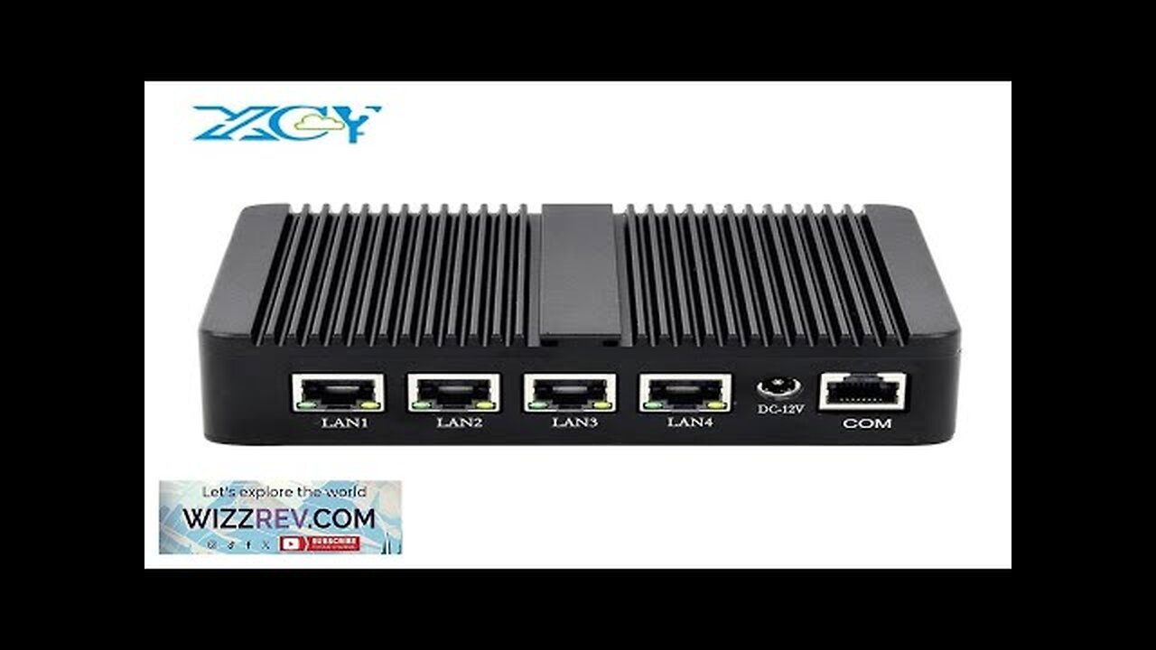 XCY Fanless Mini PC Intel Celeron J4125 Quad-Cores 4x LAN 2.5G Ethernet Review