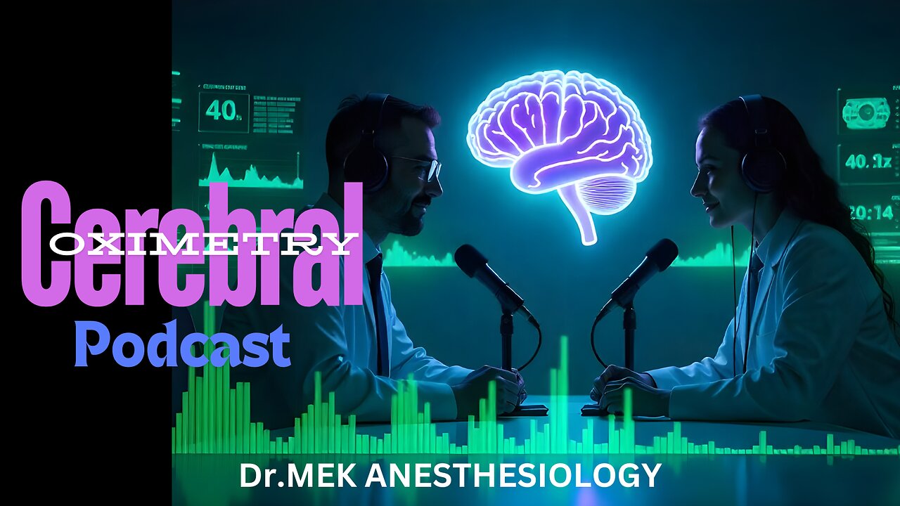 Cerebral oximetery Podcast | Dr.MEK #anesthesiology #anesthesia