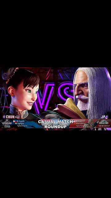 Kuya Kalbo SF6 Casual Match Roundup. Chun Li 4 star Diamond Rank [Hori Fight Stick]