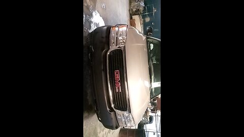 GMC car denting