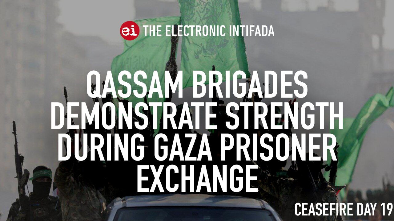 Qassam Brigades demonstrate strength during Gaza prisoner exchange, with Jon Elmer