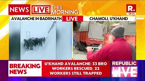 33 Workers Rescued From Snow Terror In Badrinath, Ops Ongoing To Rescue Remaining 22