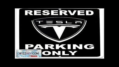 Tesla Parking Only Sign 8x12 Aluminum Tesla Poster Gifts Review