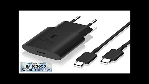 25W 1-Port USB Charger 25W USB-C PD Fast Charging Wall Charger Adapter Review