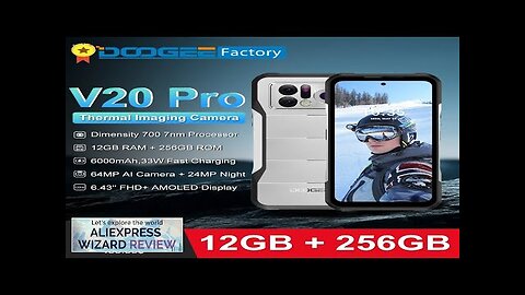 DOOGEE V20 Pro 12GB 256GB Rugged Smartphone 6.43 Inch 2K Display 5G Review