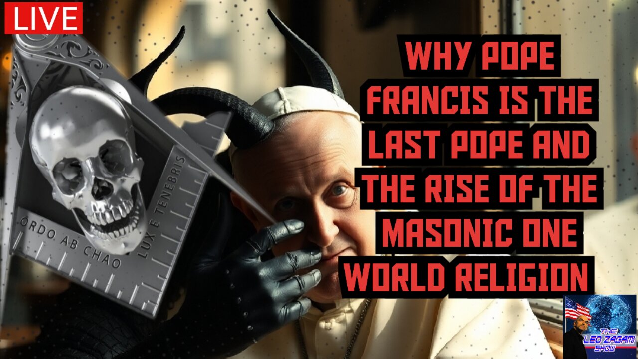 WHY POPE FRANCIS IS THE LAST POPE AND THE RISE OF THE MASONIC ONE WORLD RELIGION