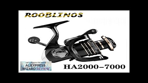 Rooblinos HA Spinning Reels Ultralight Metal 5.2:1 Gear Ratio 2000-7000 Saltwater Or Review