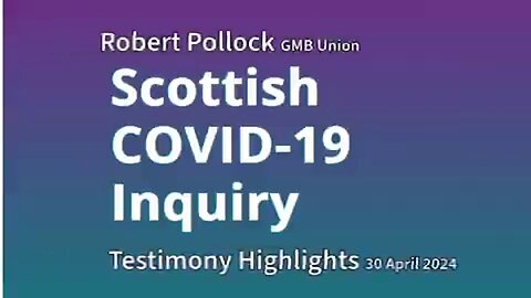 SHOCKING - Scottish Covid Inquiry