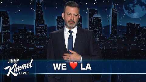 Jimmy Kimmel Returns During the Los Angeles Wildfires Jimmy Kimmel Live