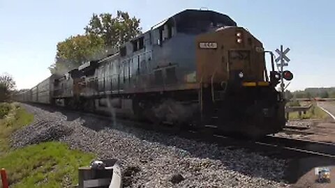 CSX Trains from Westfield Rd. Creston, Ohio September 21, 2024 Part 2