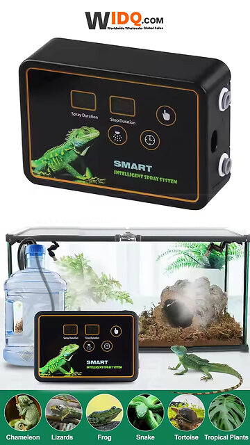 🌿 Smart Reptile Humidifier – Perfect Climate for Your Pets! 🦎