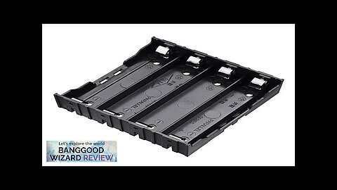 3pcs 4 Slots 18650 Battery Holder Plastic Case Storage Box for 4*3.7V Review