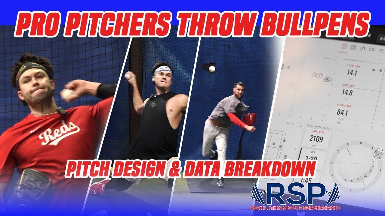 Pro Pitchers Throw Bullpens on Trackman w Coach Cole Beavin | Pitch Design & Data Breakdown