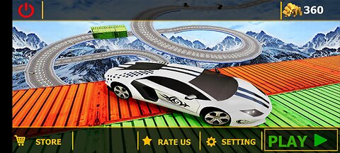 Super Car Extreme Stunt Track Race Android Gameplay #gaming #gameplay #carrace #racing