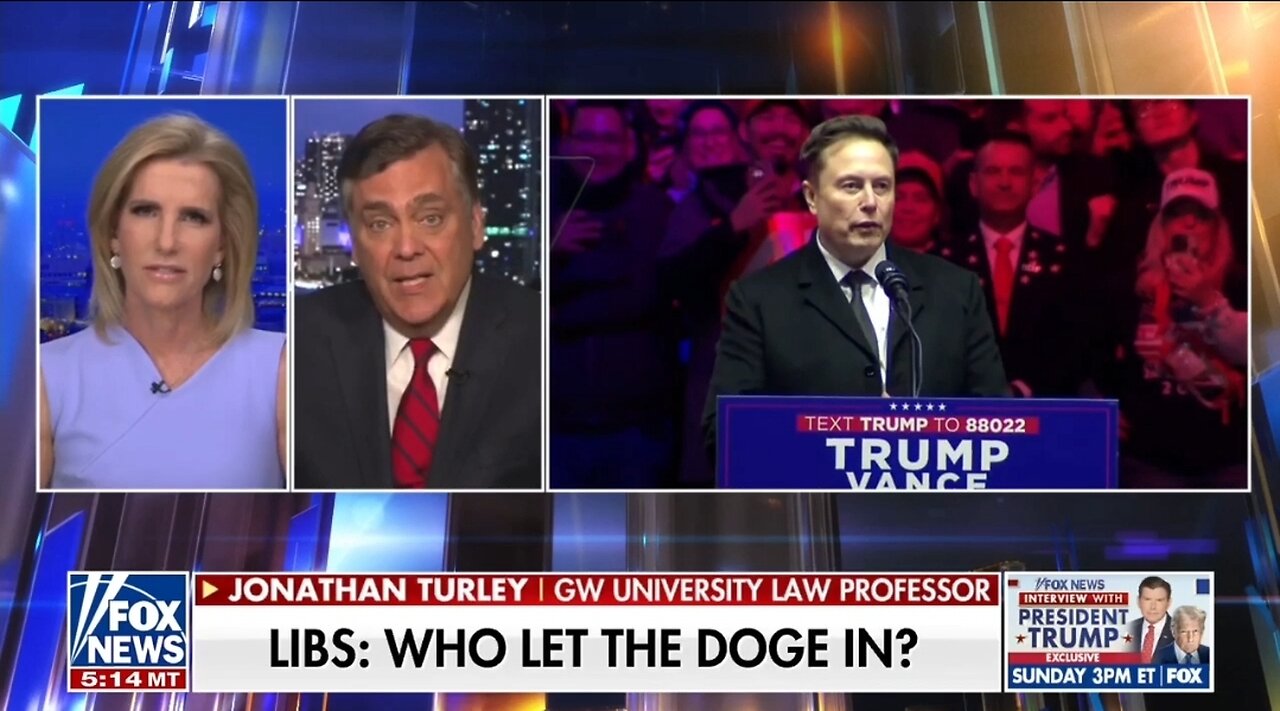 Terror Alert Over DOGE Is Astonishing: Jonathan Turley