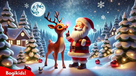 Rudolph the Red-Nosed Reindeer Kids Songs | Nursery Rhymes & Kids Songs | Learn and Sing Along!