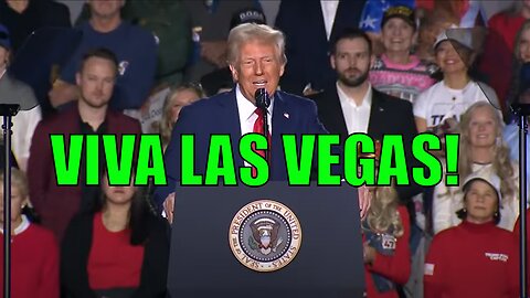 Trump holds a rally in Las Vegas after inauguration 1/25/24