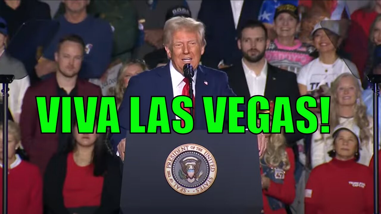 Trump holds a rally in Las Vegas after inauguration 1/25/24