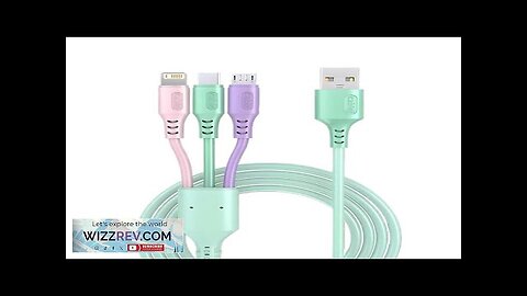 3-in-1 Universal USB-A to Micro/iP/Type-C Cable Fast Charging Copper Core Line 1.2M Review