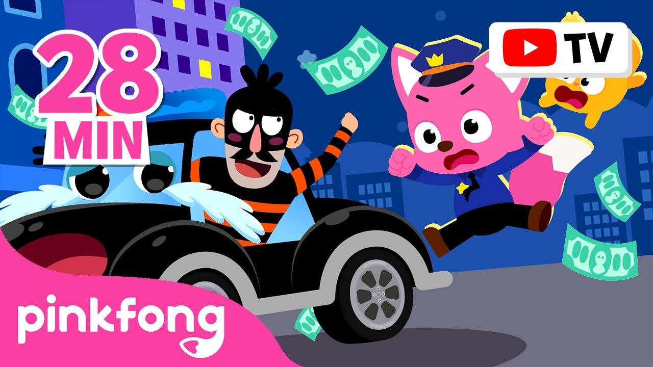 Catch the Thieves with Pinkfong👮♂️ Game Play Pinkfong the Police Pinkfong Official