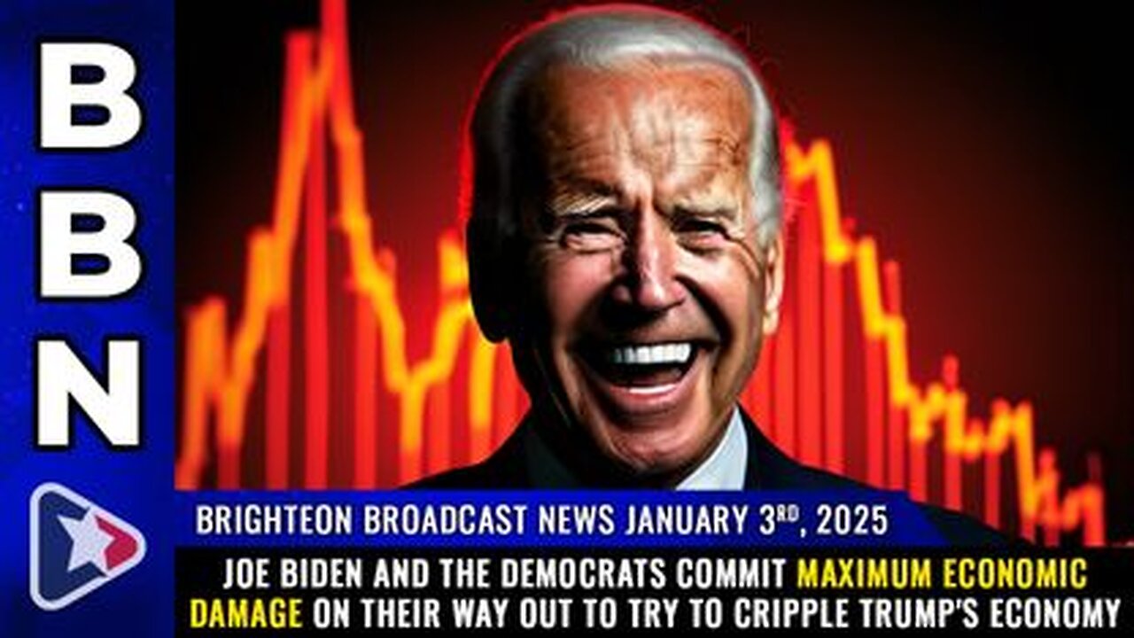 Joe Biden & the Dems commit MAXIMUM ECONOMIC DAMAGE to try to cripple Trump's economy