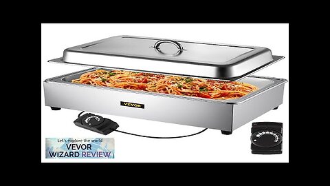 VEVOR Commercial Food Warmer Full-Size 1 Pot Steam Table with Lid 9.5 Review