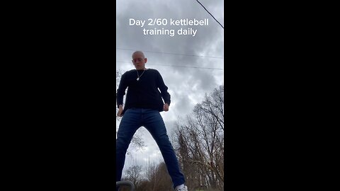 Day 2/60 kettlebell training