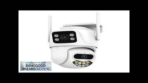 3K 6MP Dual Lens Outdoors WiFi Security Camera HD Night Vision Motion Review