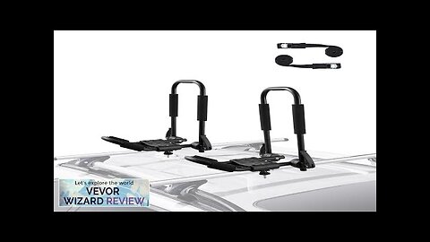 VEVOR Kayak Roof Rack 1 Pair J-Bar Soft Roof Rack Quick Folding Review