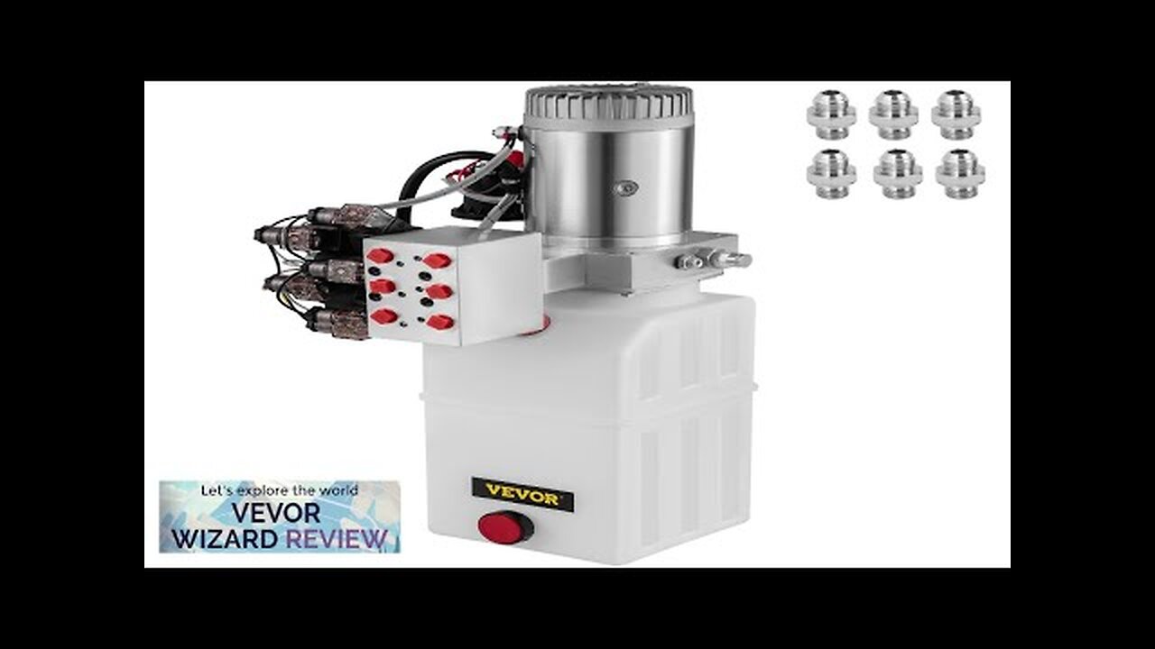 6 Way Hydraulic Pump 12v 6 Quart Double Acting Dump Trailer Control Review