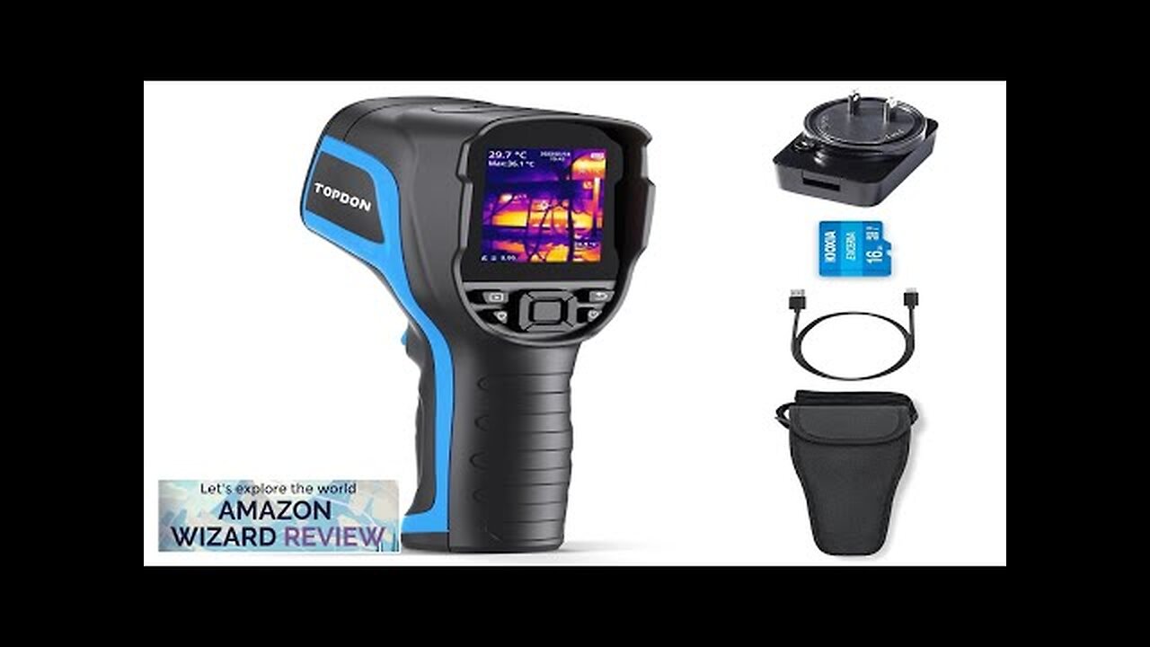 TOPDON TC004 Thermal Imaging Camera, 256 x 192 IR High Resolution 12-Hour Review