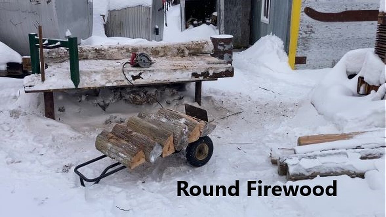 Relaxing Sunday in the Kingdom Processing Firewood Feb 02 2025