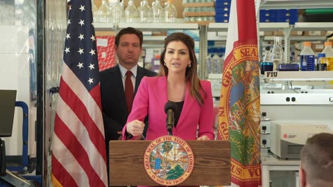 Gov. DeSantis and First Lady Casey DeSantis Highlights Cancer Research & Innovation Funding at FIU