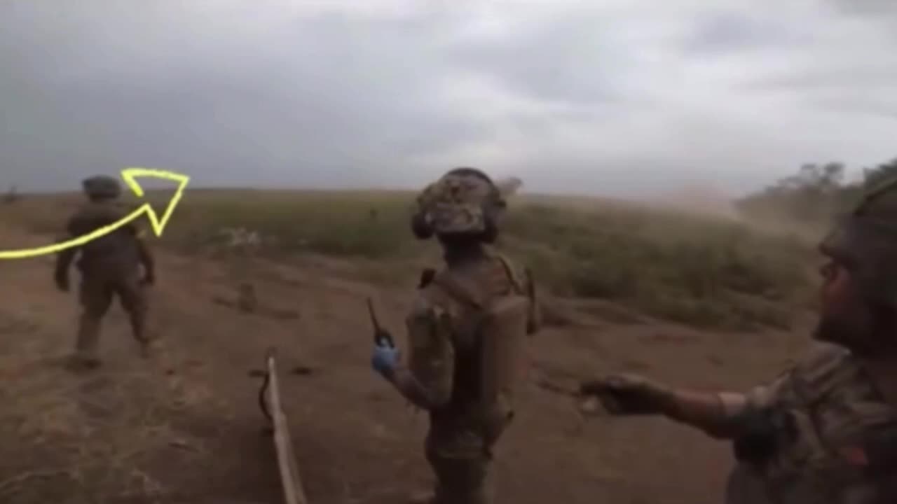 Russian Drone Strike Barely Misses Entire Unit of Ukrainian Soldiers