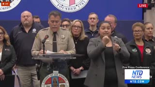 LIVE: Los Angeles Officials Give Update on Wildfire Response