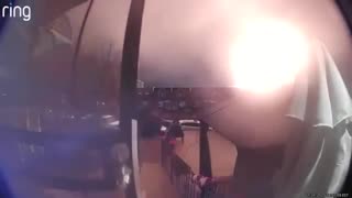 Ring doorbell camera video of the Plane crash in Philadelphia near Roosevelt Mall